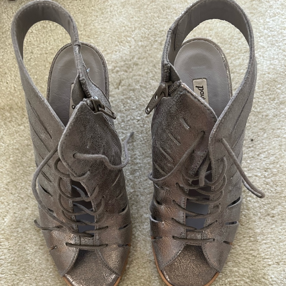 Paul Green Cosmo Lace-Up Leather Bootie